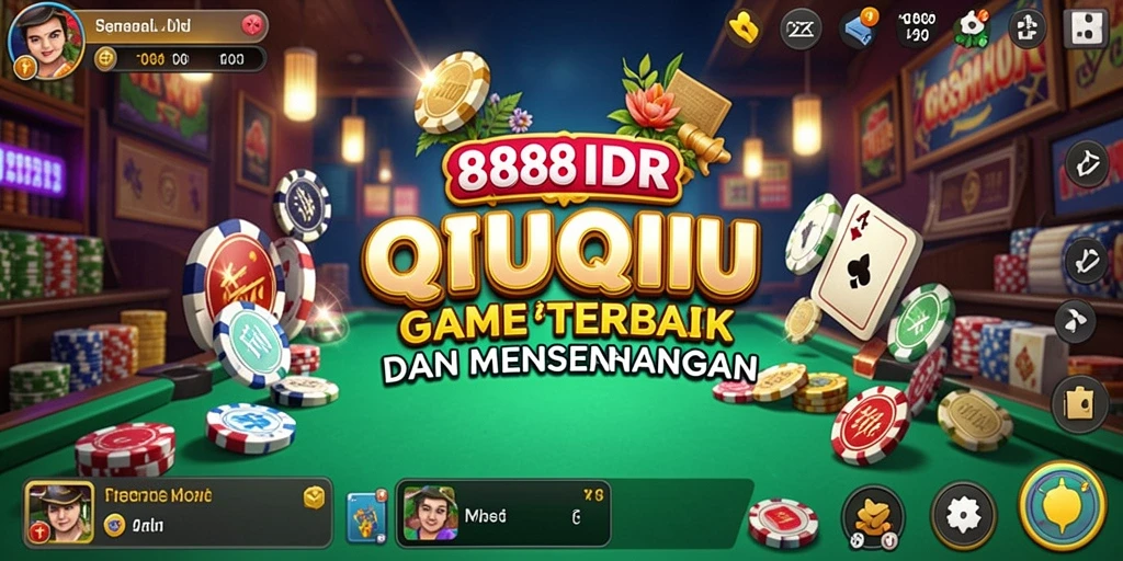 Tampilan gameplay QiuQiu yang seru di 888IDR.