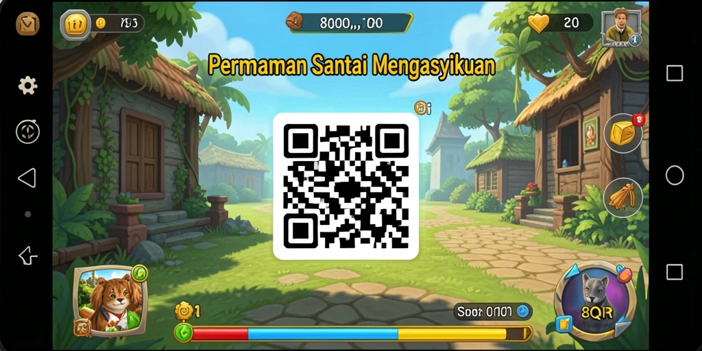 Screenshot gameplay 8QR yang menampilkan tantangan menarik.