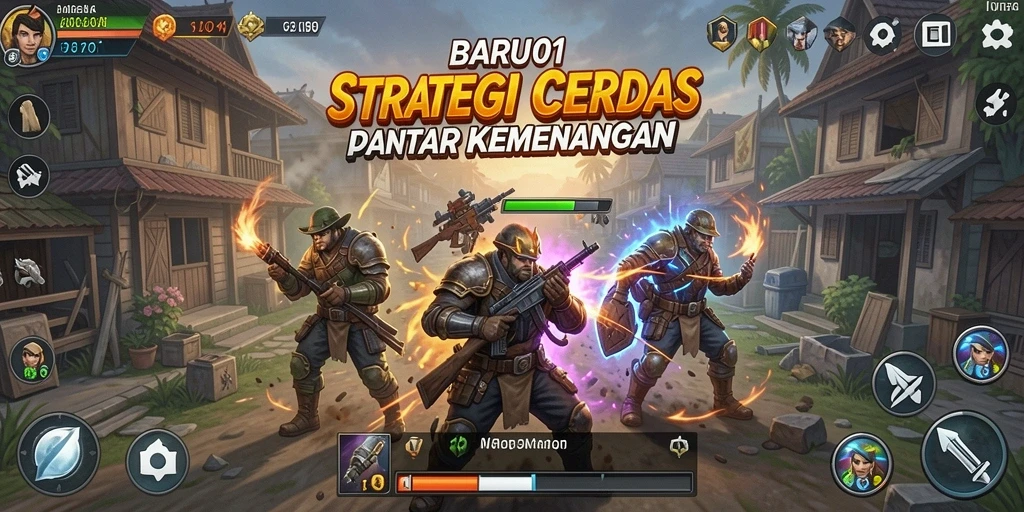 Gameplay dinamis dan strategi menarik dalam BARU01.