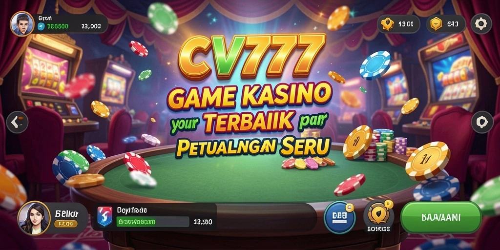 Tampilan menarik dari gameplay Kasino yang mendebarkan di CV777.