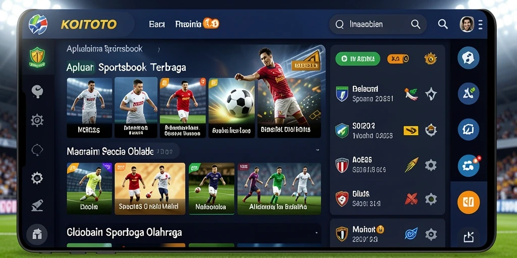 Tampilan menarik dari gameplay Sportsbook KOITOTO.