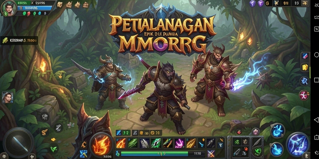 Tampilan gameplay seru di dunia fantasi KRISNA96.