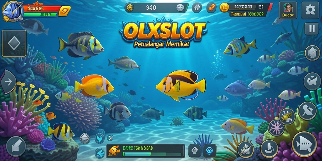 Tampilan menarik dari gameplay Tembak Ikan OLXSLOT.