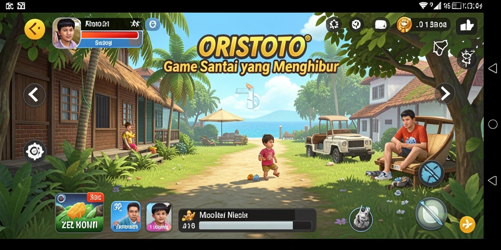 Gameplay ORISTOTO yang menyenangkan dan penuh warna.