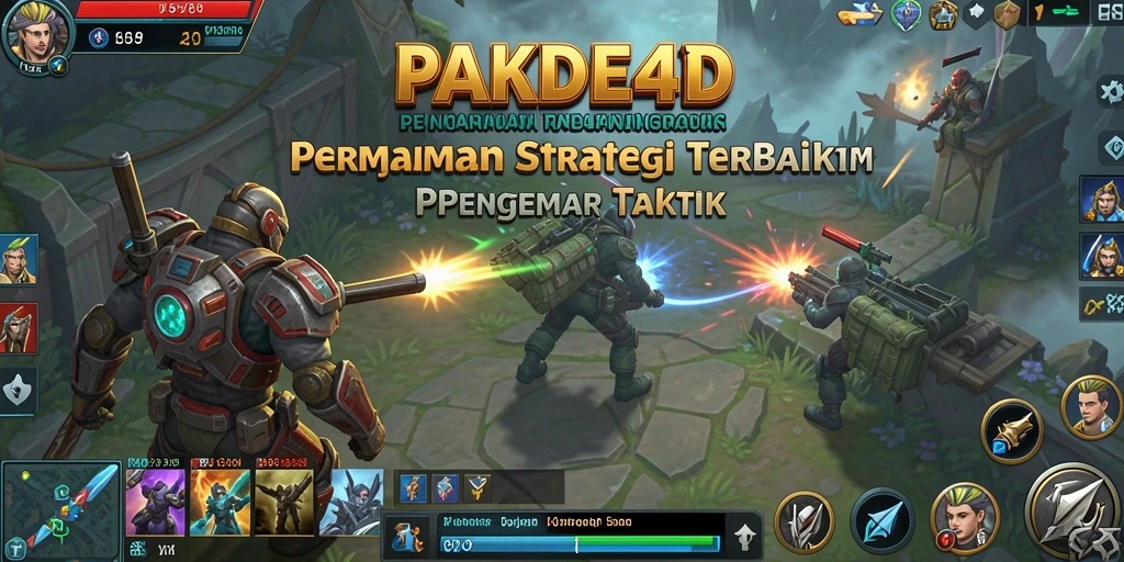 Tampilan gameplay PAKDE4D yang menegangkan dan strategis.
