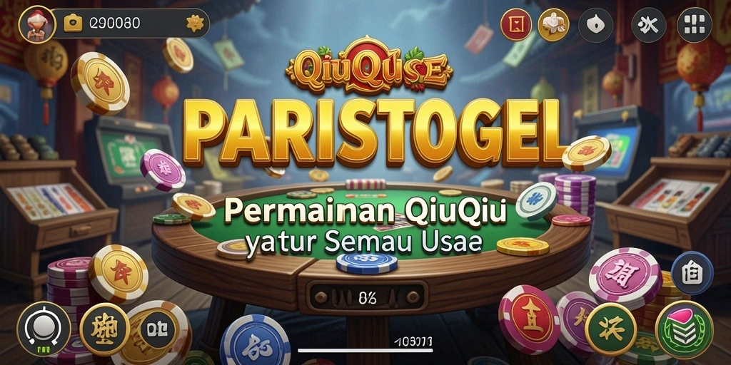 Tampilan menarik dari gameplay QiuQiu di PARISTOGEL.