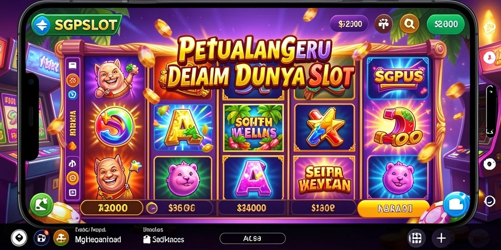 Tangkapan layar gameplay SGPSLOT yang mengasyikkan dengan elemen petualangan.