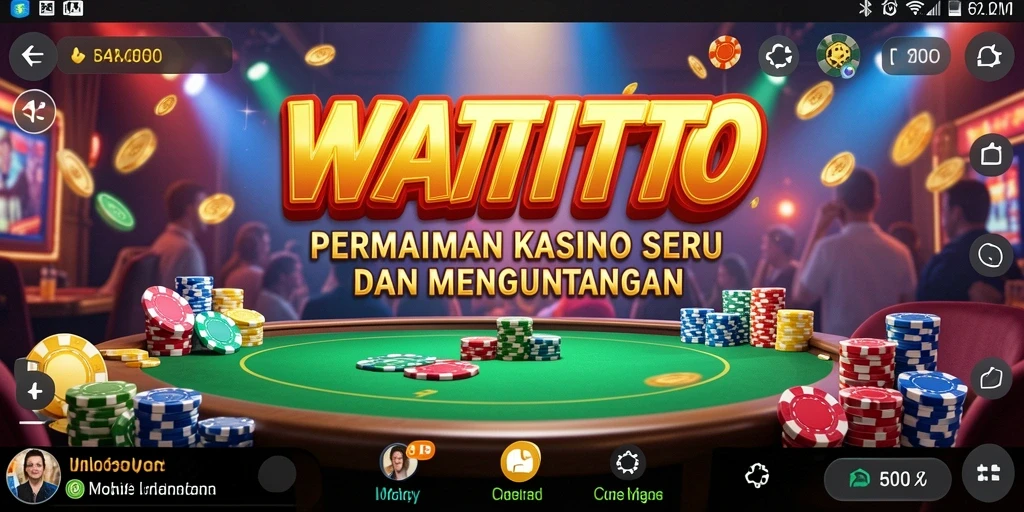 Tampilan gameplay WATITOTO dengan antarmuka yang menarik.